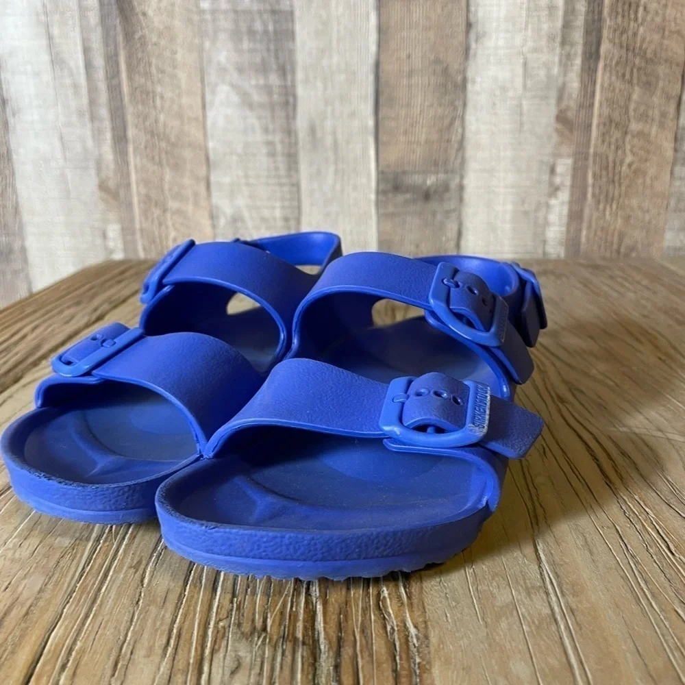 Birkenstock Kids Blue EVA Two-Strap Sandals
